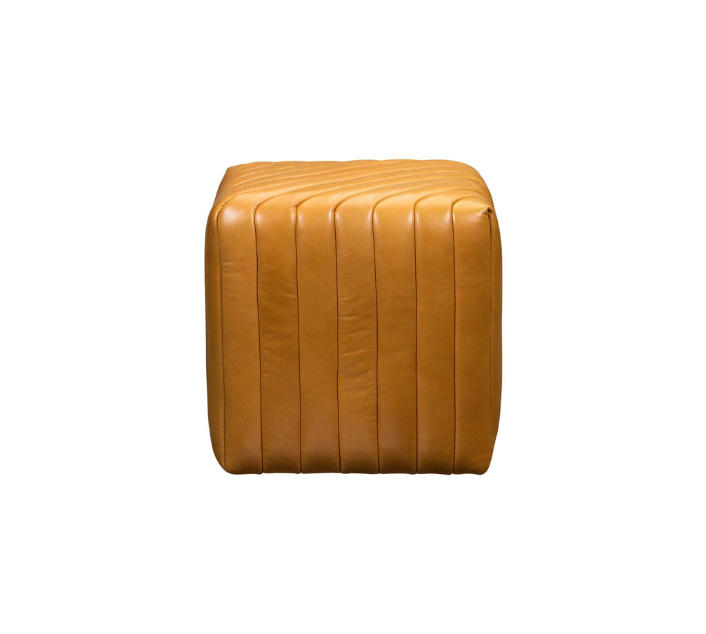 Olivia & Quinn Bryant Cube Ottoman in Murray Camel