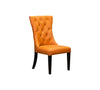 Olivia & Quinn Reid Dining Chair In Anniston Tangerine