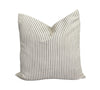 Olivia & Quinn Accent Pillow In Wearing Stripes Olive Jute