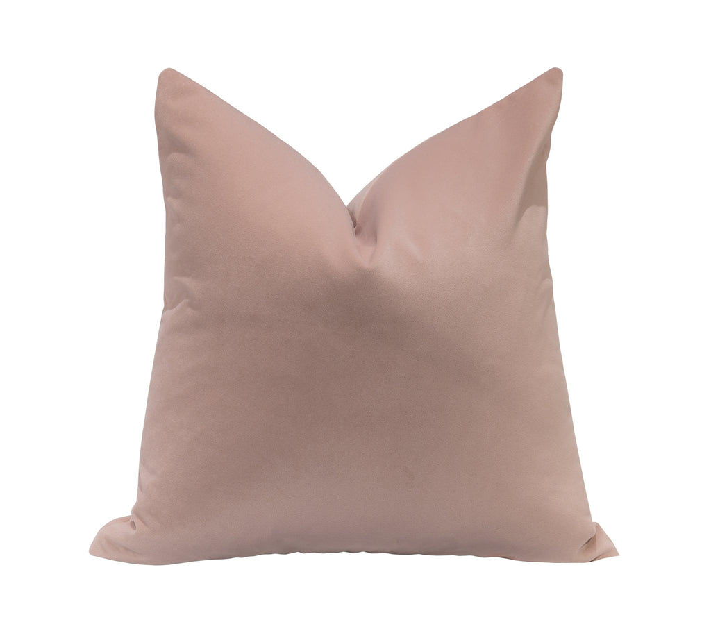 Olivia & Quinn Accent Pillow in Wells Velvet Blush