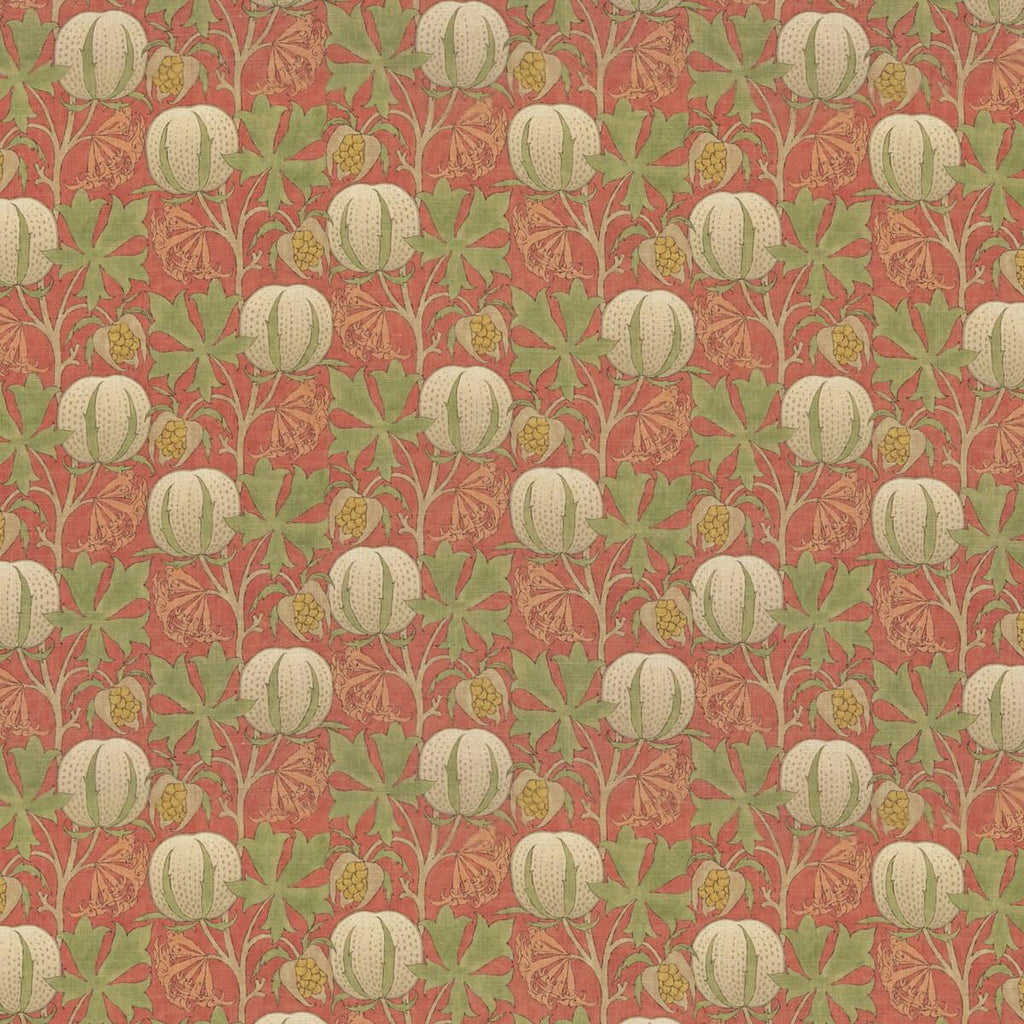 G P & J Baker PUMPKINS RED/GREEN Fabric