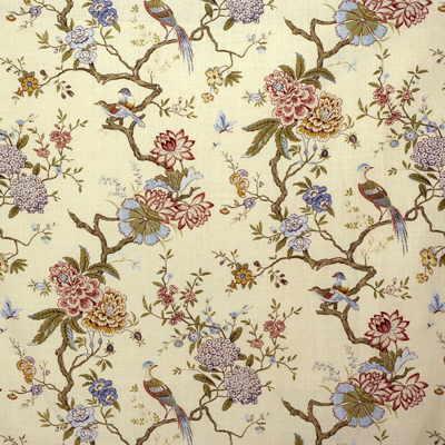 G P & J Baker ORIENTAL BIRD STONE Fabric