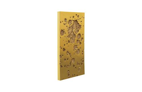 Phillips Collection Splotch Wall Art, Rectangle, Gold Leaf Gold Accent