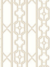 Scalamandre Joanna Fret Toffee Wallpaper