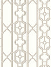 Scalamandre Joanna Fret Taupe Wallpaper