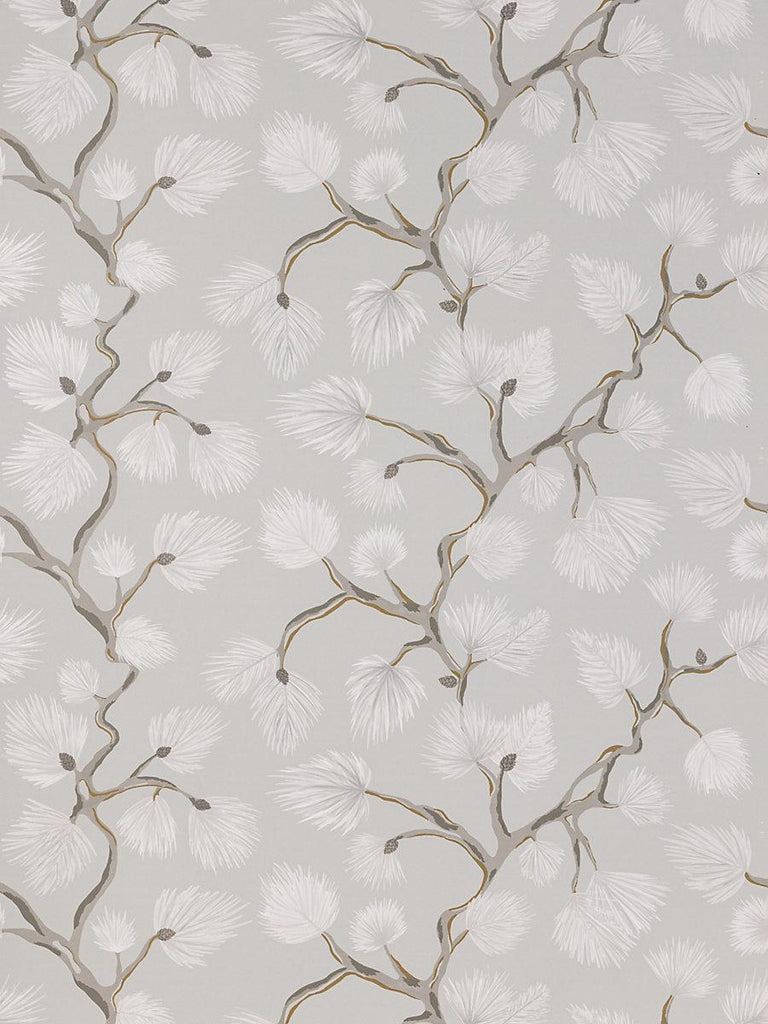 Scalamandre Pignoli Wallcovering Stone Wallpaper