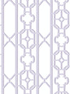 Scalamandre Joanna Fret Lavender Wallpaper