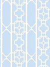 Scalamandre Joanna Fret Powder Blue Wallpaper