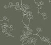 Magnolia Home Magnolia Branches Green Wallpaper