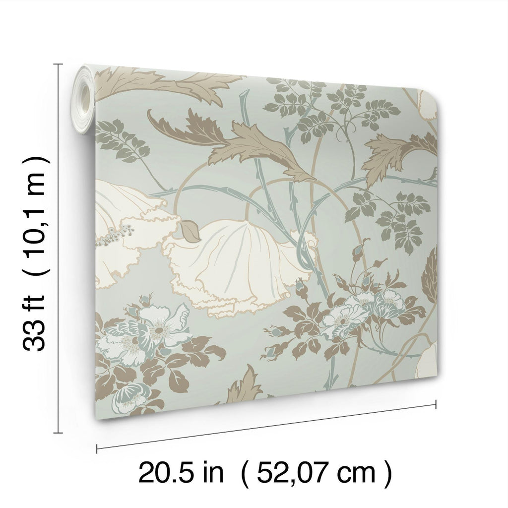 Magnolia Home Gwendolyn Blue Wallpaper