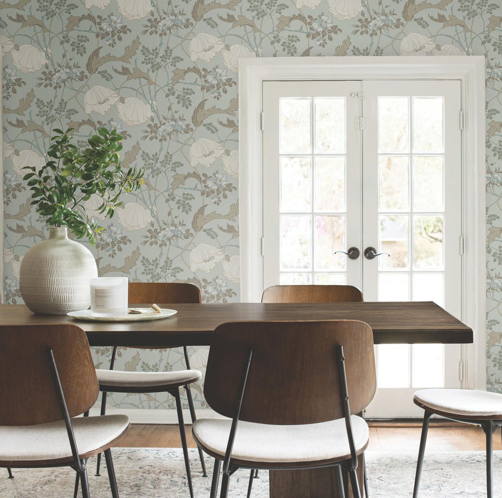 Magnolia Home Gwendolyn Blue Wallpaper