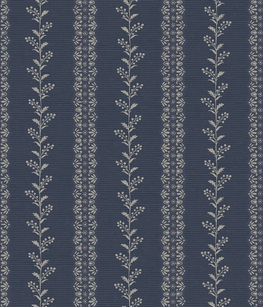 Magnolia Home Everleigh Blue Wallpaper