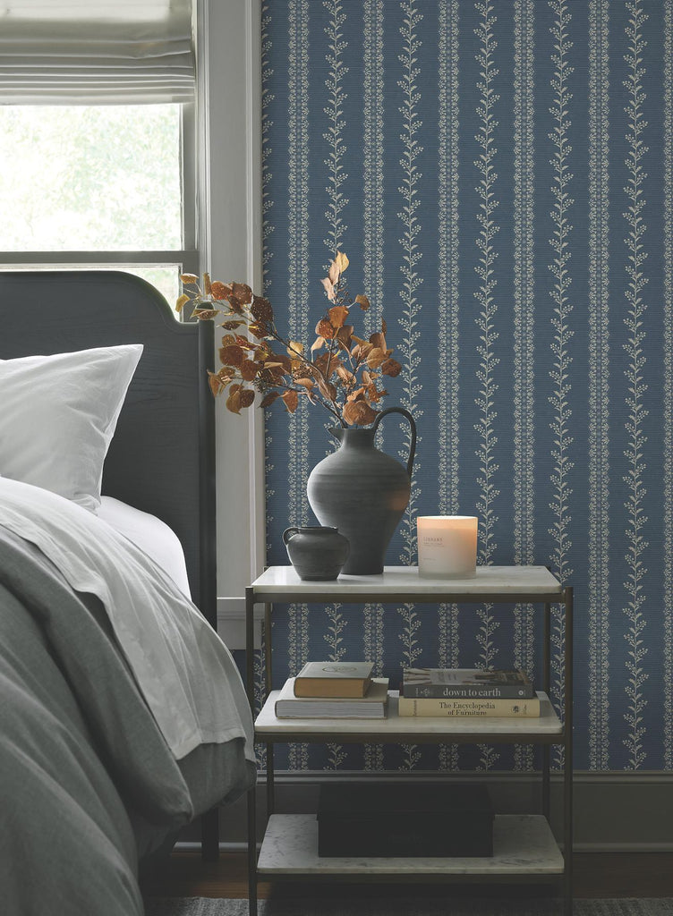 Magnolia Home Everleigh Blue Wallpaper