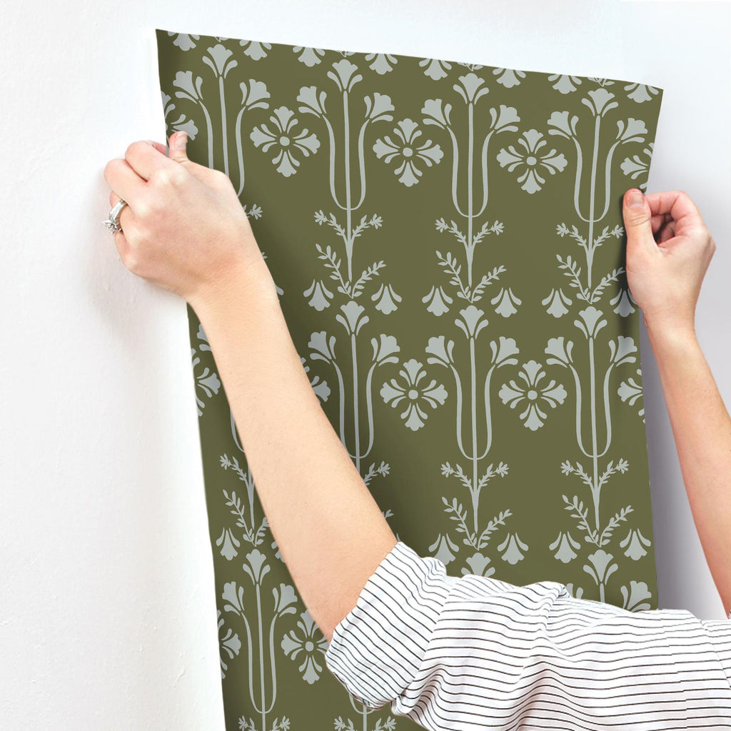 Magnolia Home Lydia Green Wallpaper