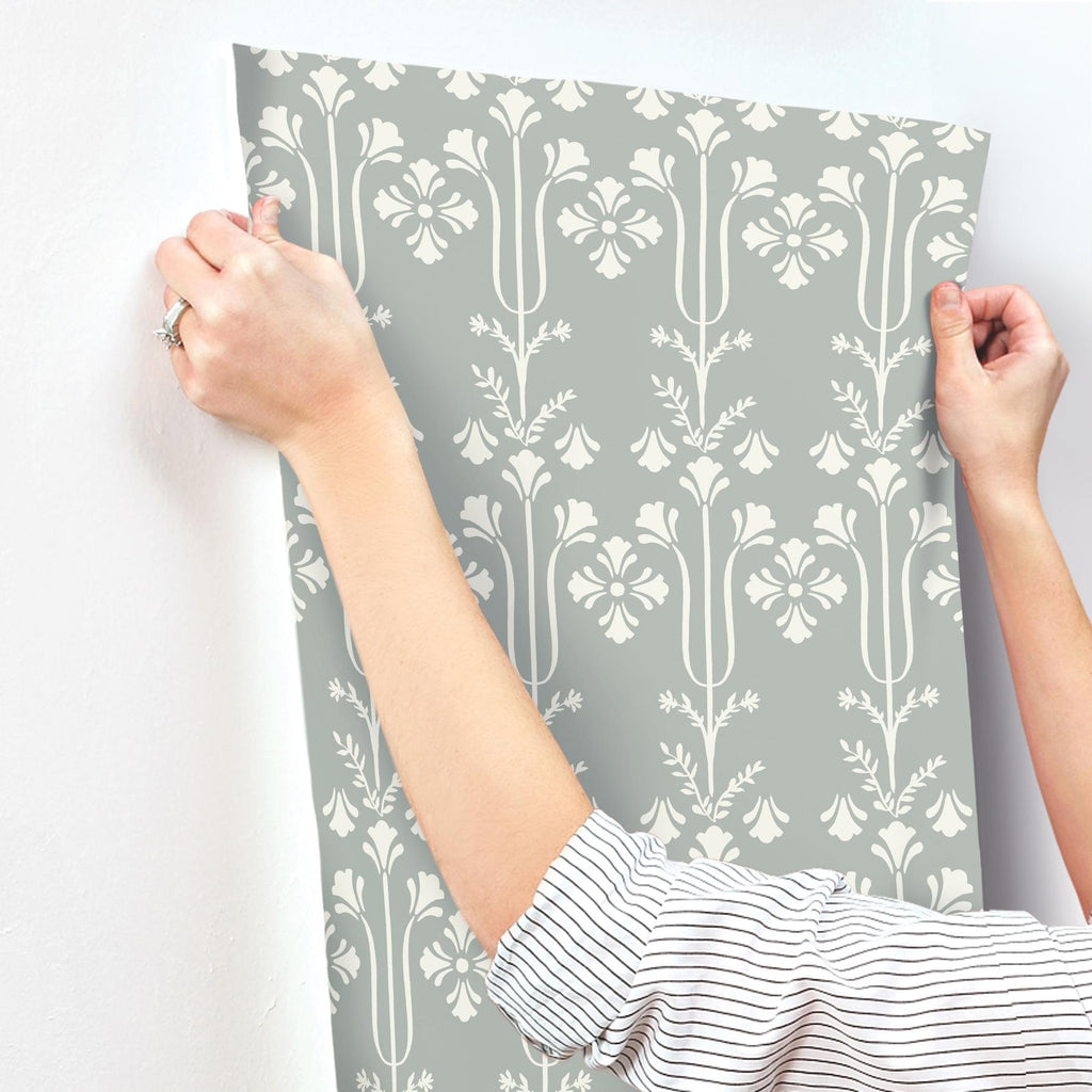 Magnolia Home Lydia Blue Wallpaper