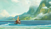 Roommates Moana Peel And Stick Wall Blue Mural