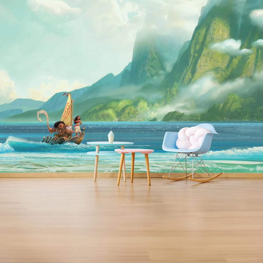 RoomMates Moana Peel and Stick Wall Blue Mural