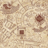 Roommates Harry Potter Marauder'S Map Peel And Stick Neutral Wallpaper