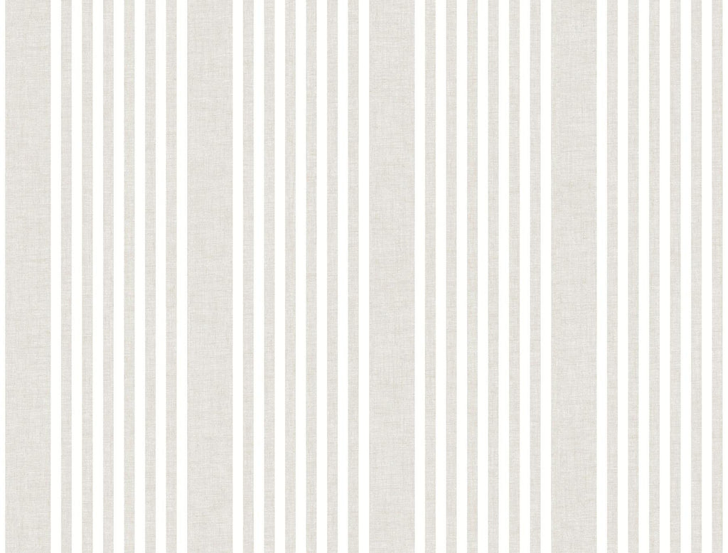 Magnolia Home French Linen Stripe Beige Wallpaper