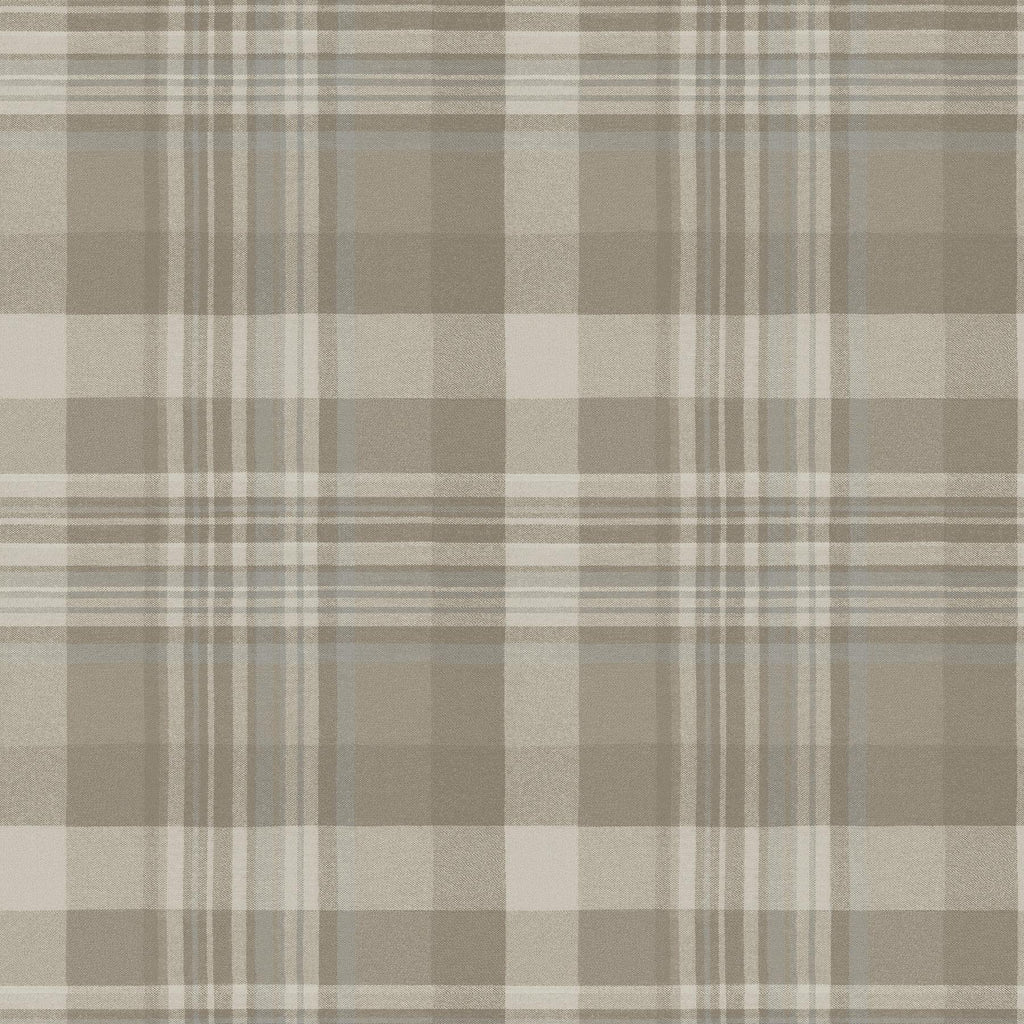 Brewster Home Fashions Dutton Plaid Light Brown Wallpaper