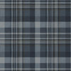 Brewster Home Fashions Chesapeake Yellowstone Dutton Plaid Indigo Wallpaper