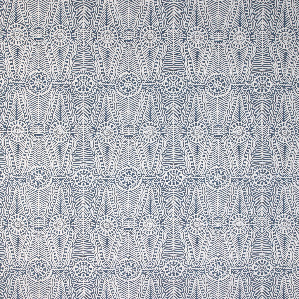 Lee Jofa DRAYTON PRINT INDIGO Fabric