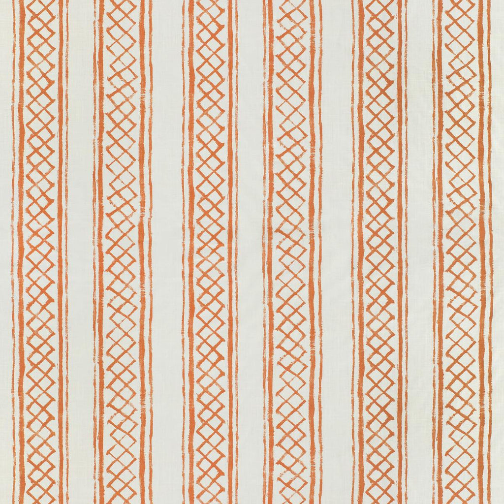 Lee Jofa MILOS STRIPE TERRACOTTA Fabric