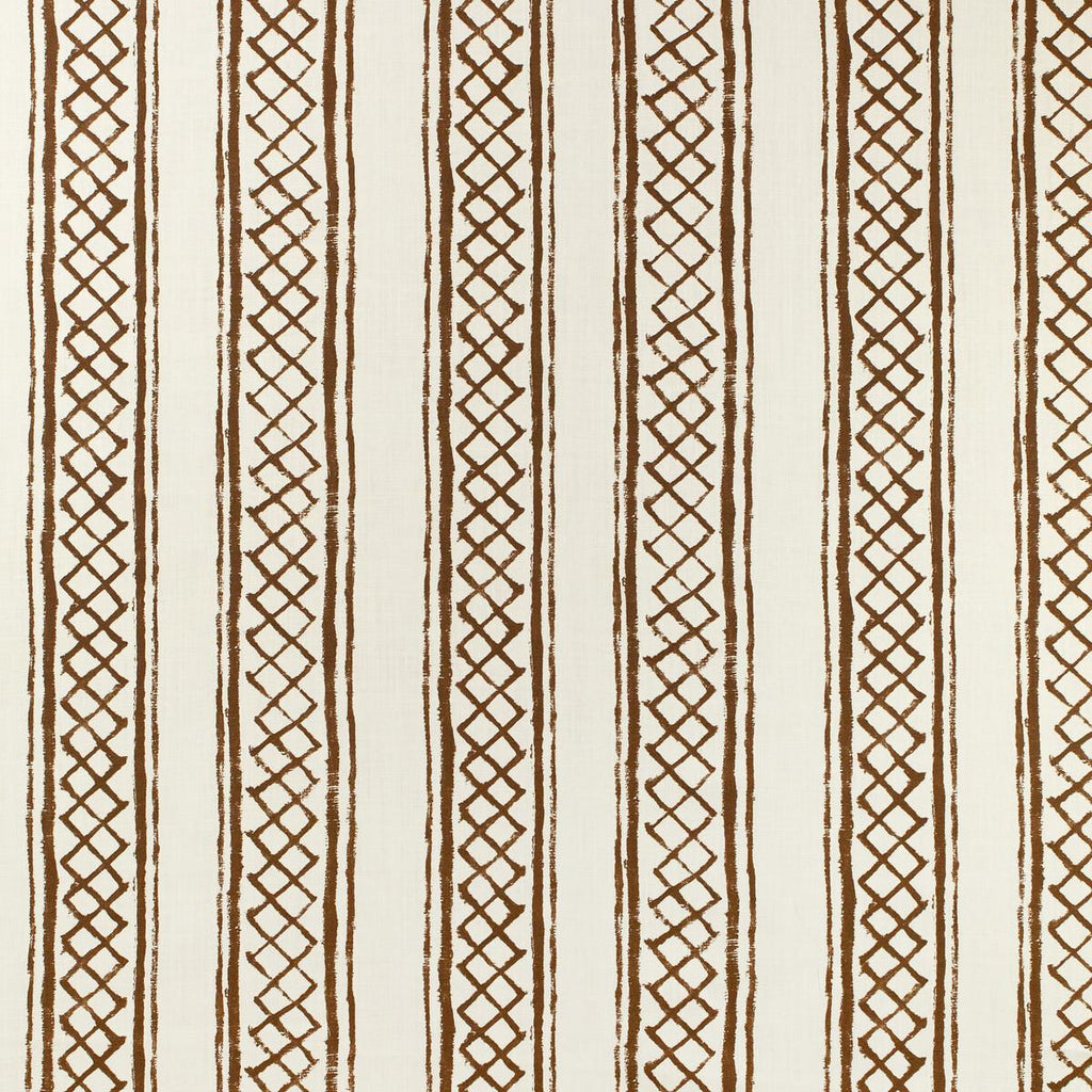 Lee Jofa MILOS STRIPE BROWN Fabric