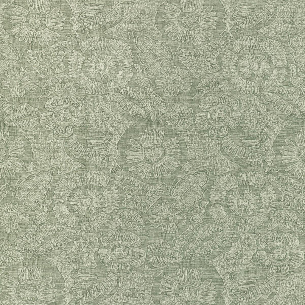 Kravet CHENILLE BLOOM SAGE Upholstery Fabric