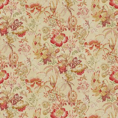 Brunschwig & Fils EDENWOOD HDB RED/YELLOW Fabric