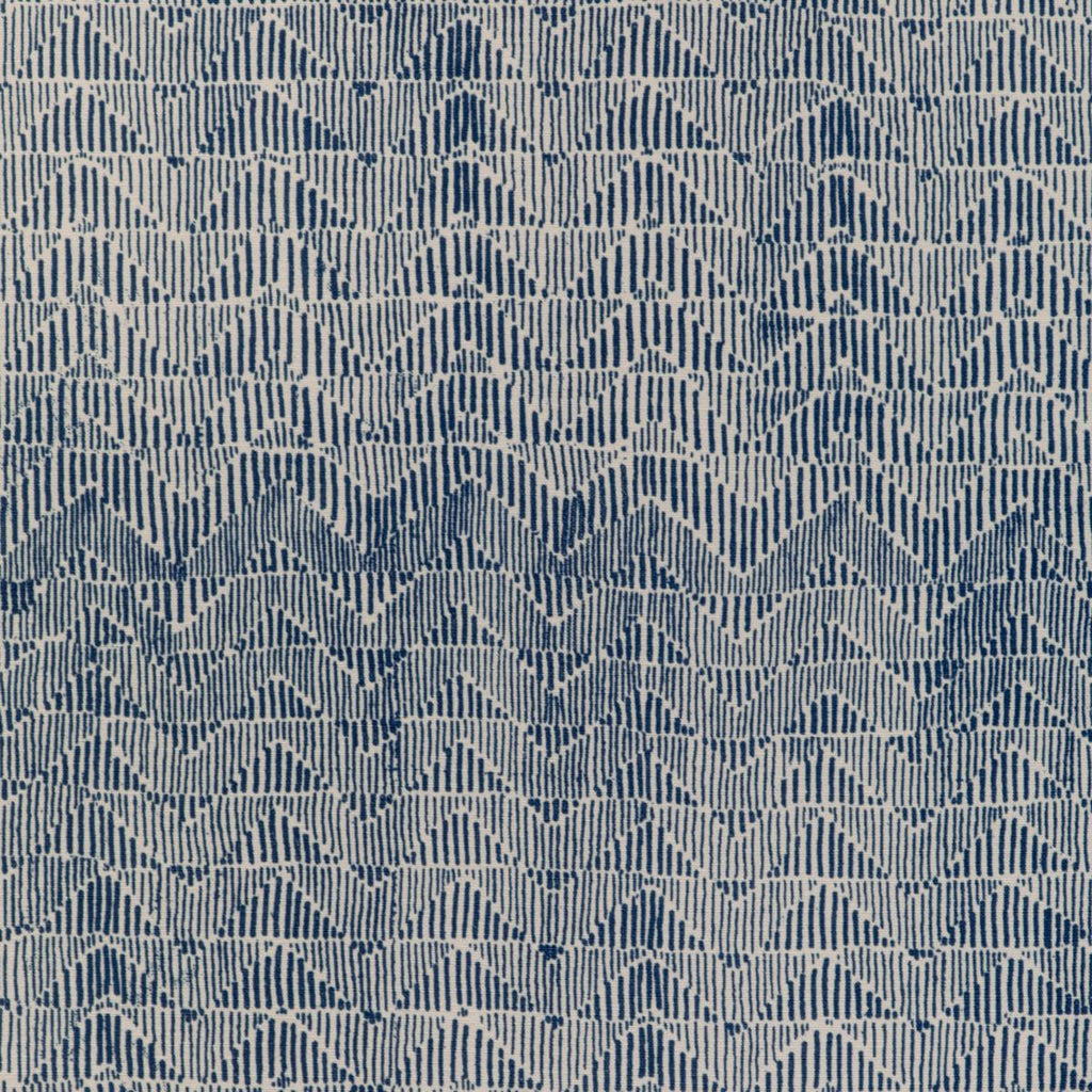 Brunschwig & Fils LES CIGALES PRINT INDIGO Fabric