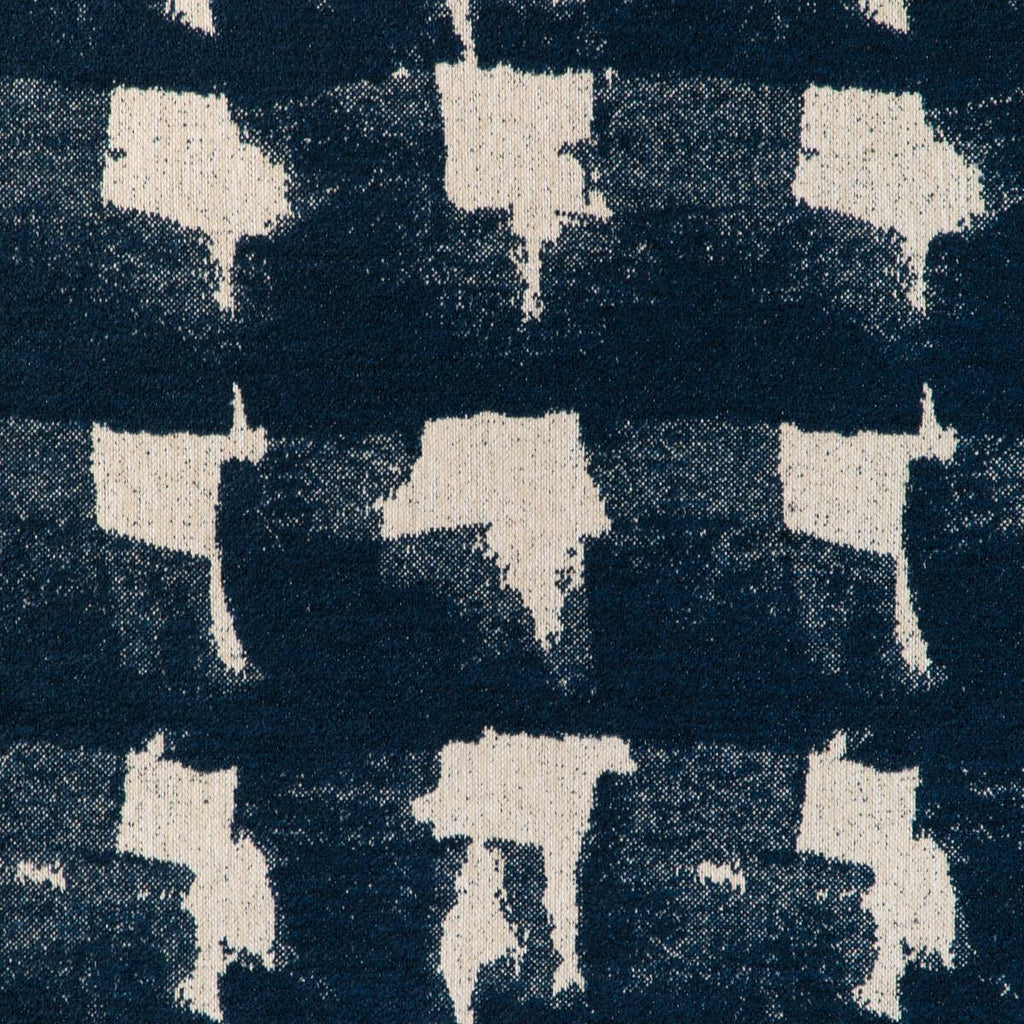 Brunschwig & Fils LES FALAISES WEAVE INDIGO Upholstery Fabric