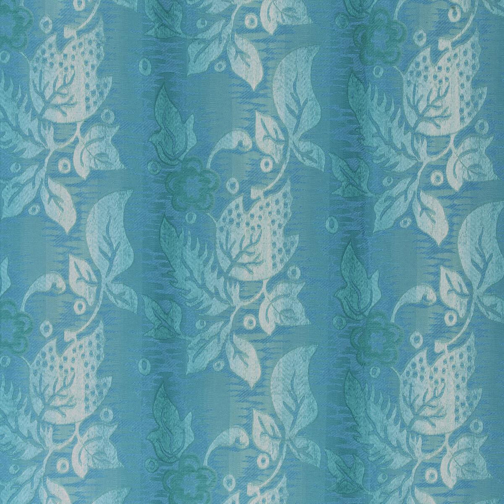 Brunschwig & Fils PRIMAVERA BROCATELLE AQUA Fabric