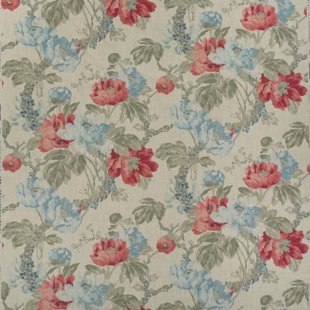 Andrew Martin PEONY SEA CORAL Fabric