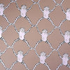 Brunschwig & Fils Frog Treillage On Vinyl Mushroom Wallpaper