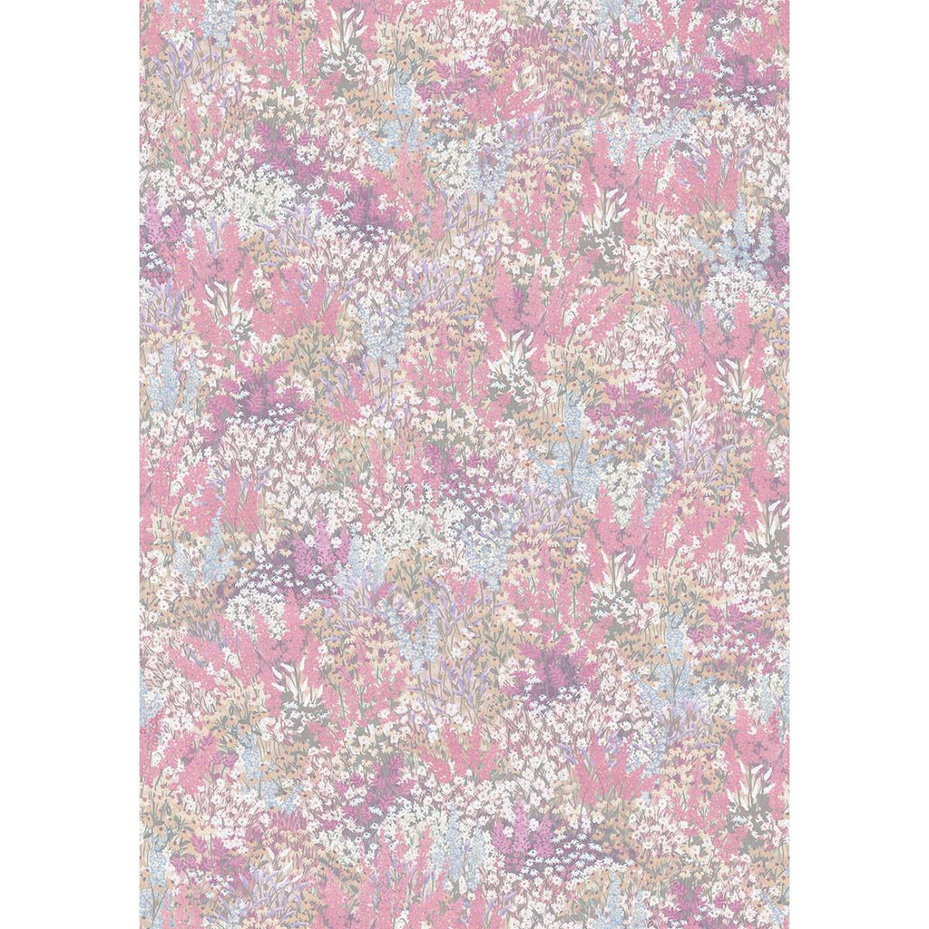 Cole & Son GRANDE FLEUR LINEN CERISE Fabric