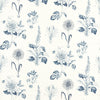 Clarke & Clarke Roseraie Midnight Fabric