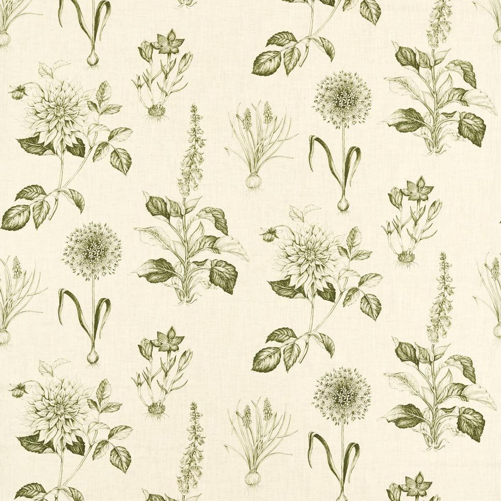 Clarke & Clarke ROSERAIE SAGE Fabric