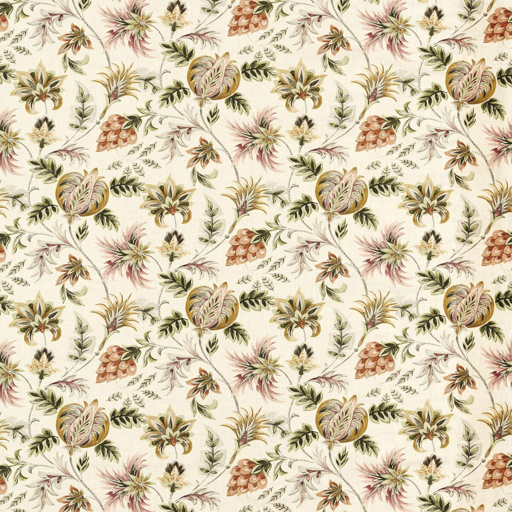 Clarke & Clarke SIZERGH BLUSH SAGE Fabric