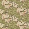 Mulberry Flying Ducks Plaster Fabric