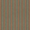 Mulberry Shepton Stripe Teal/Spice Upholstery Fabric