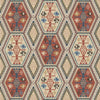 Mulberry Buckland Red/Blue Wallpaper