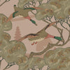 Mulberry Grand Flying Ducks Plaster Wallpaper