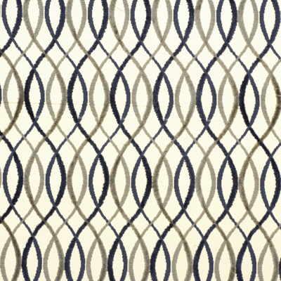 Lee Jofa INFINITY BEIGE/MIDNIGHT Upholstery Fabric