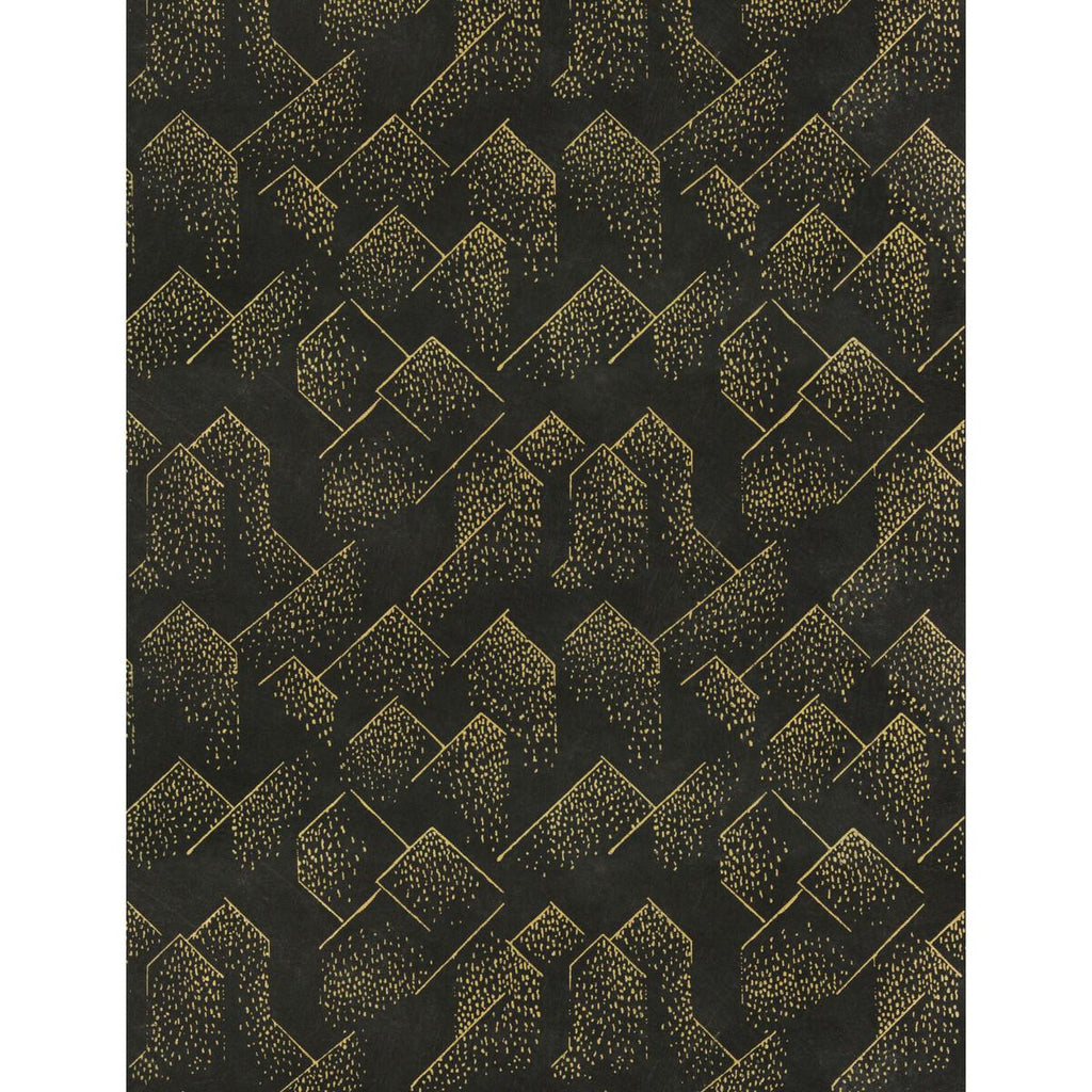 Lee Jofa BRINK PAPER GOLD/ONYX Wallpaper