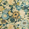 Lee Jofa Arioso Paper Marine/Citron Wallpaper