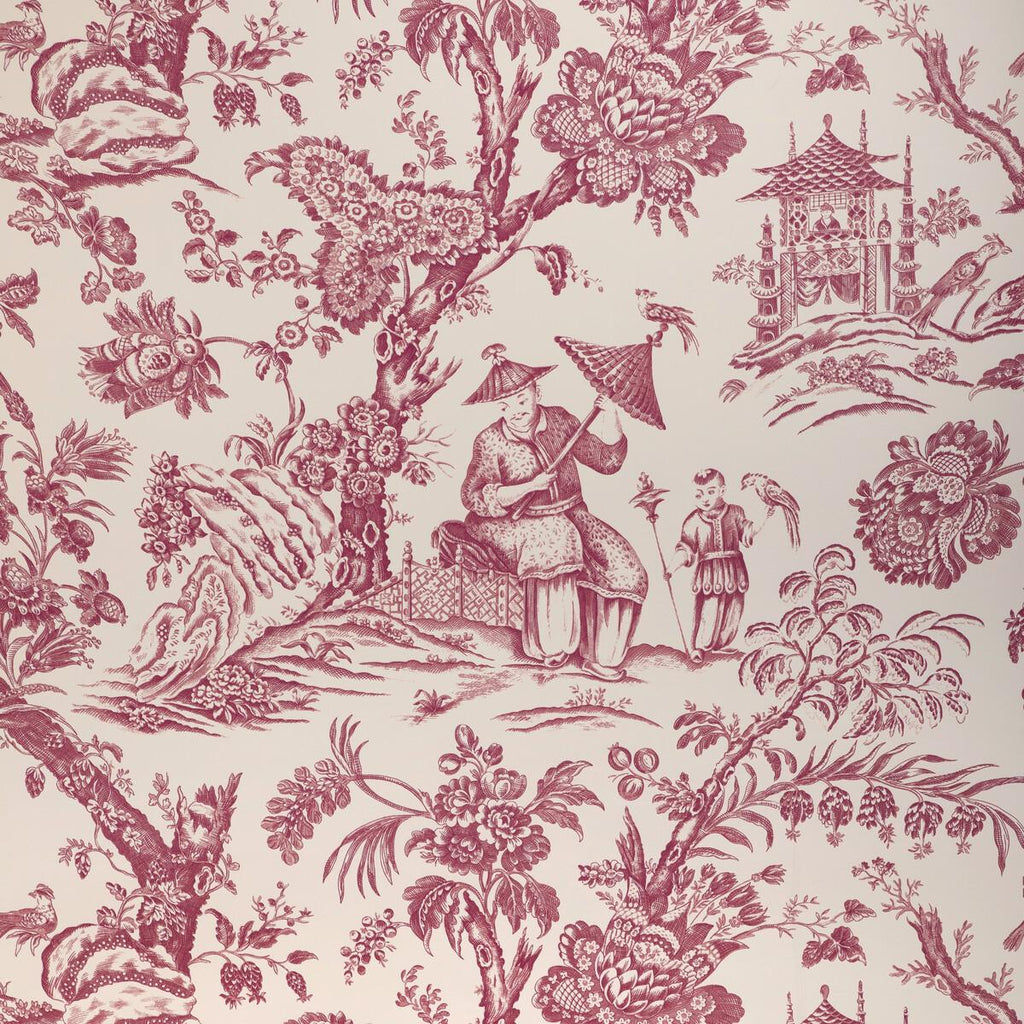 Brunschwig & Fils MARCEL AUBERGINE Wallpaper