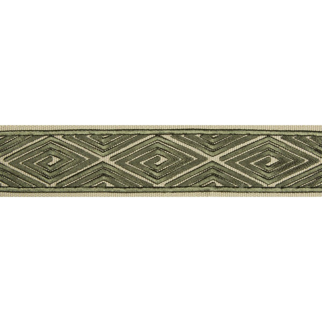 Brunschwig & Fils LABYRINTHE TAPE GREEN Trim