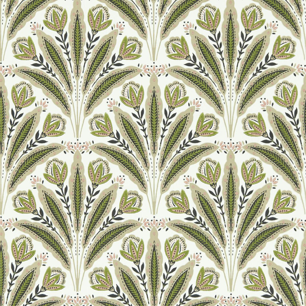 Clarke & Clarke ATTINGHAM SAGE BLUSH WP Wallpaper