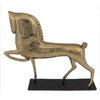 Noir Horse On Stand Brass